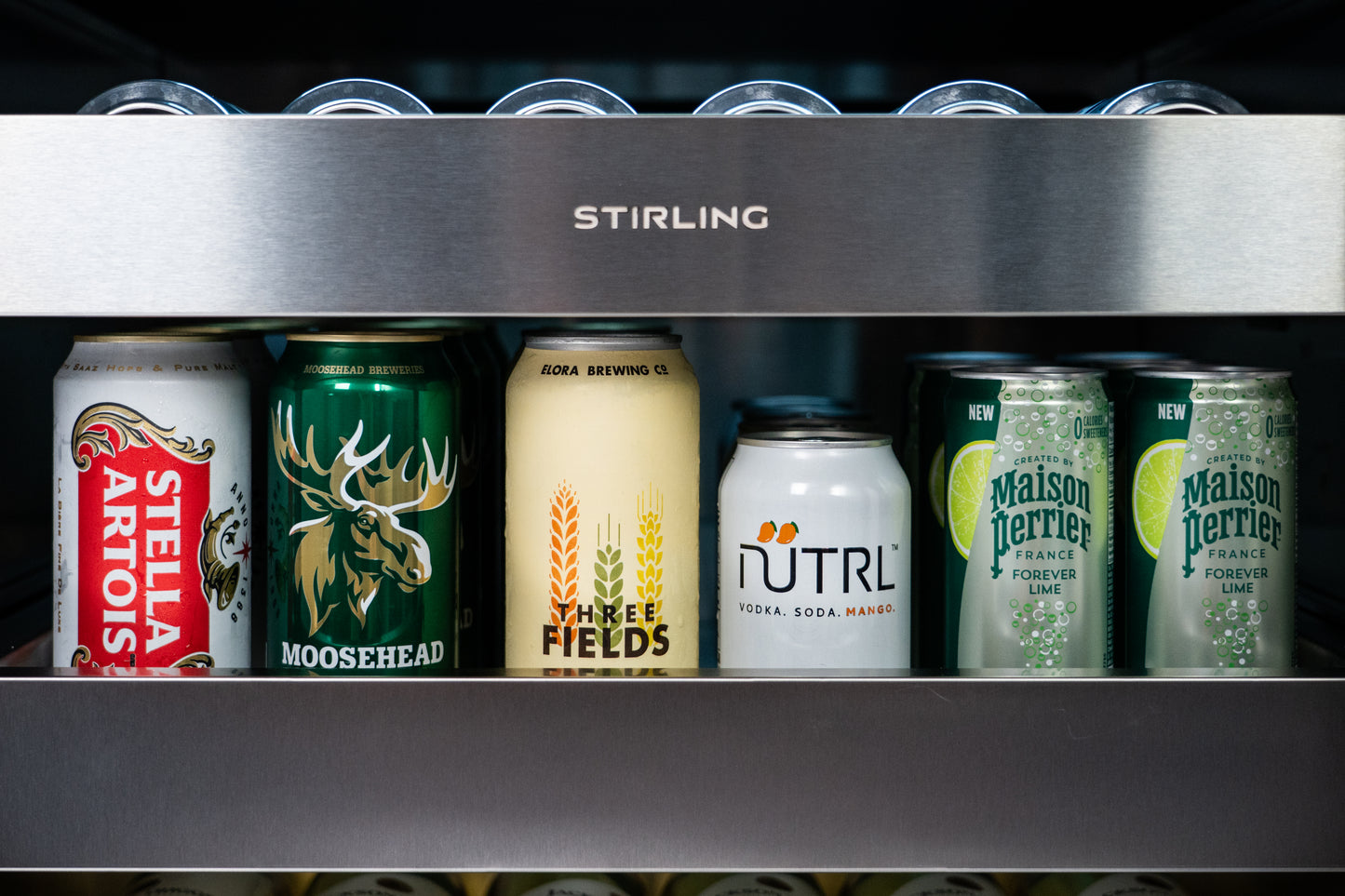 Stirling Glass Beverage Shelf